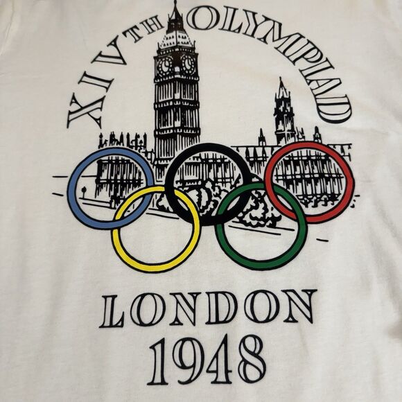 Summer Olympics Graphic design T-Shirt London 1948 Traditional Sports Olympiad L - Picture 14 of 14